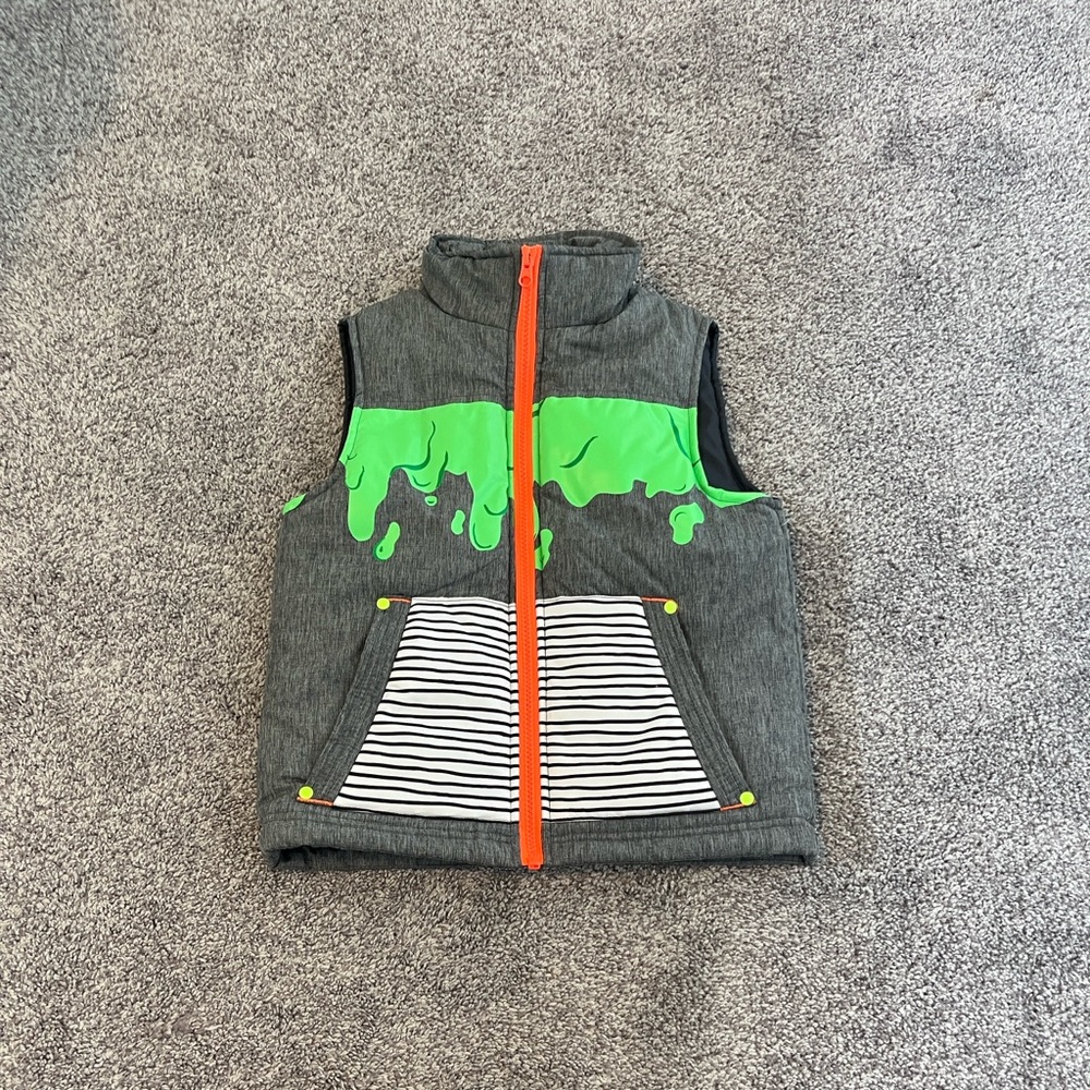 Cat & Jack Gray Puffer Vest Size 4/5